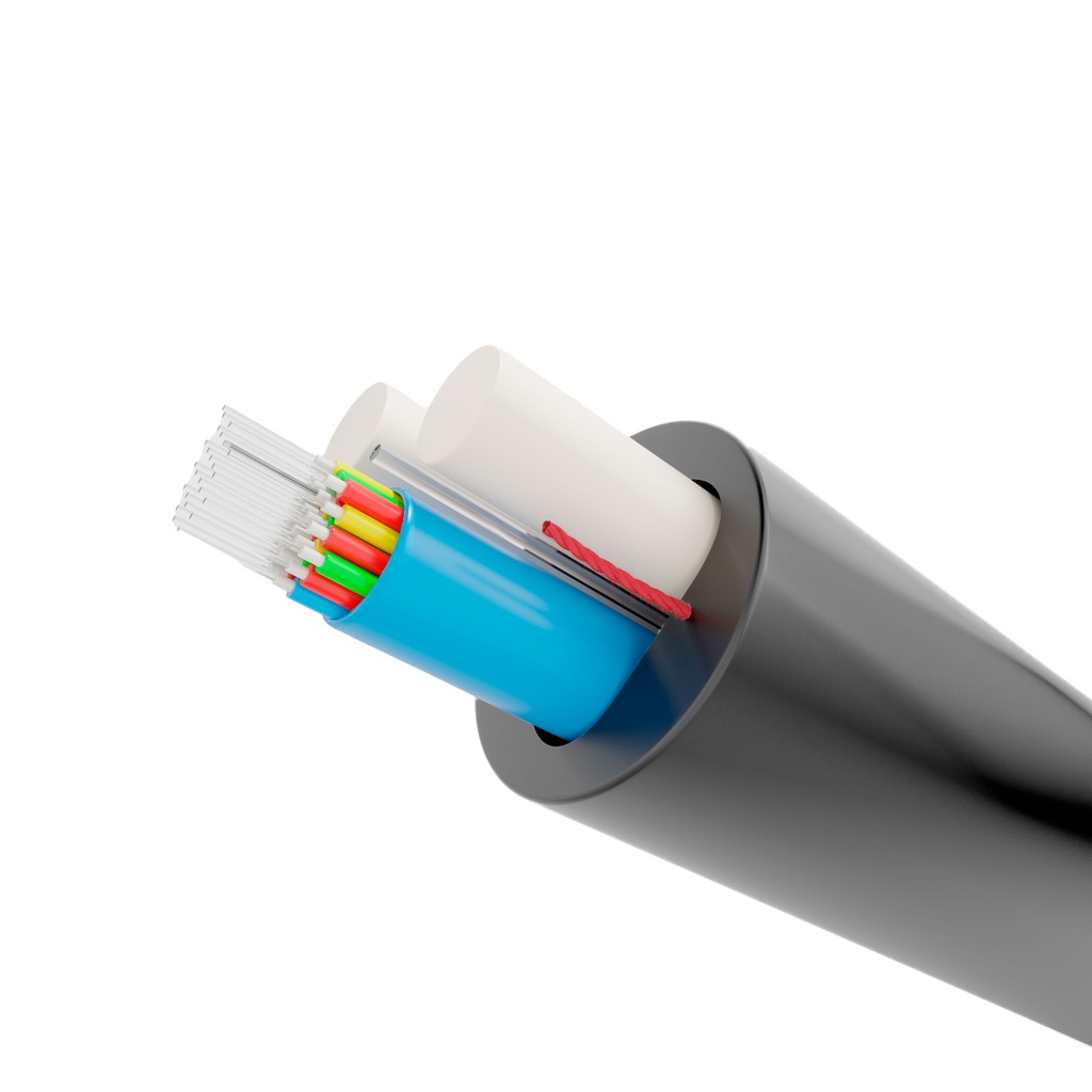 Cable de Fibra Óptica ASU Beyondtech - 8 Fibras - SM OS2 / 9/125 µm - LSZH - Span 80 m - G.652.D - 3 km