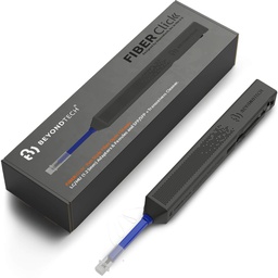 [BTCSBBBWOCS-1P] LC Fiber Optic Cleaner Pen 1.25mm Blue Color Compatible with LC Fiber Connectors and LC SFP Ports