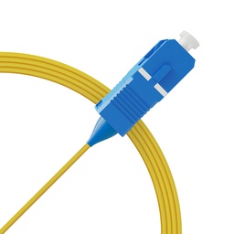 Fiber Optic Pigtail SC/UPC  Single Mode Yellow Color 0.9mm LSZH Jacket - OS2 9/125 - Beyondtech PureOptics Cable Series