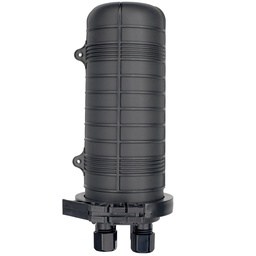 [BTSPC0541B] Manga de Empalme Tipo Domo Mecánico de Fibra Óptica para 96 Núcleos (BTSPC05B) con 4 Bandejas de 12 Empalmes, (Negro)