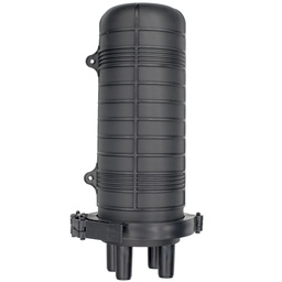 [BTSPC0641B] Manga de Empalme Tipo Domo Termocontraíble de Fibra Óptica para 96 Núcleos (BTSPC06B) con 4 Bandejas de 12 Empalmes, (Negro)