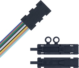 [BT-FOXXFA-XXXX-12FI1P] Fiber Optic Fan Out Kit - 6 Strand/Ribbon for Loose Tube Bulk Optical Fiber - 48 Inches Tubing - Beyondtech (copia)